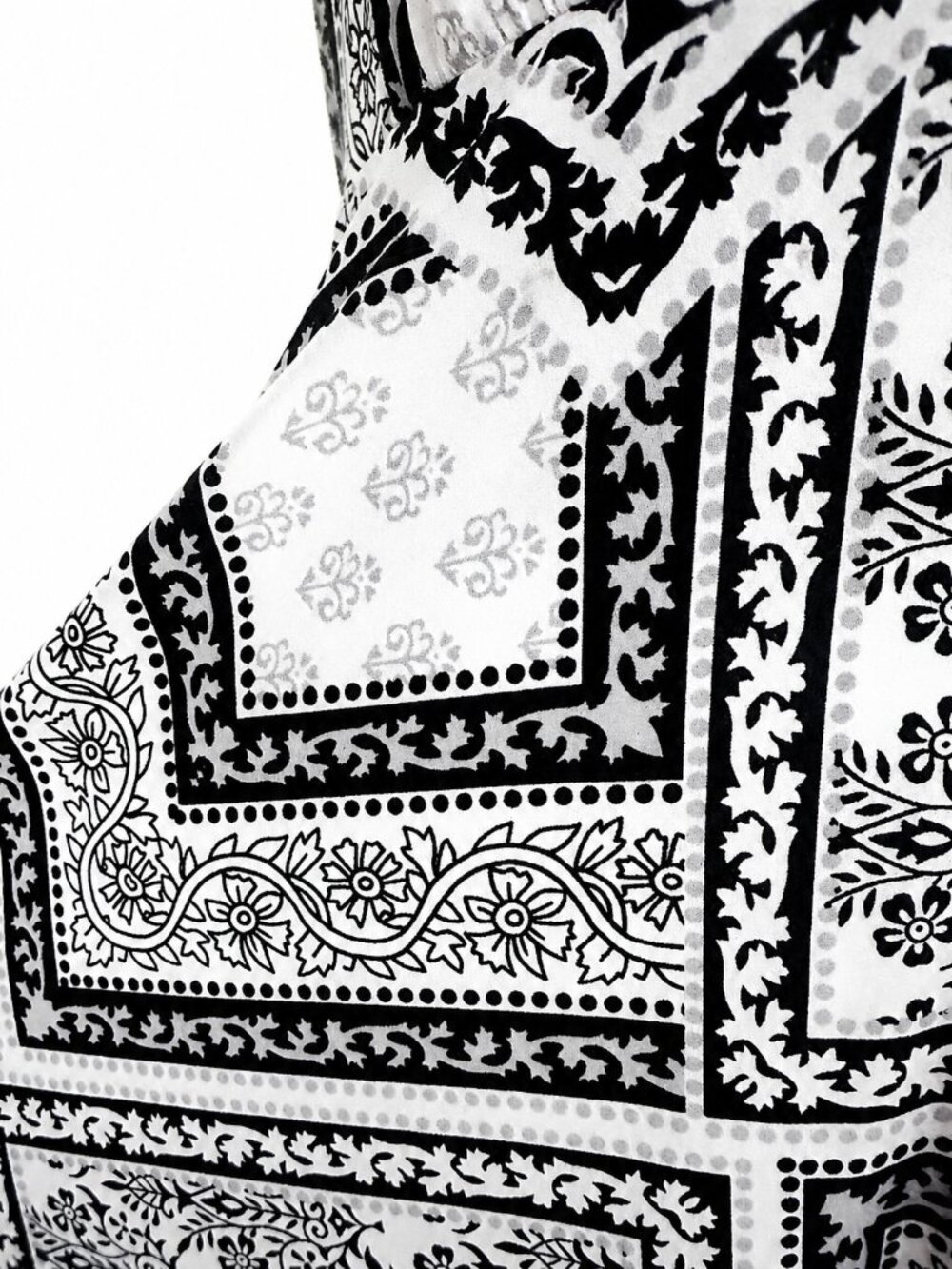 INC International Concepts Sequin Trim Handkerchief Hem Dress M - 1005 - Picture 7 of 8